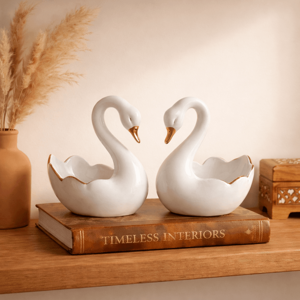 Elegant Swan Duo